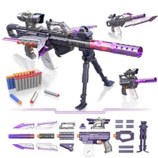 Automatic Toy Gun Electrical Motorized Dart Blaster For Nrf Foam Bullets Elite w