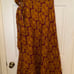 Women African Traditional Wax Print Wrap Skirt 36” Length 3.5” Band Height Sz L