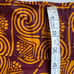 Women African Traditional Wax Print Wrap Skirt 36” Length 3.5” Band Height Sz L