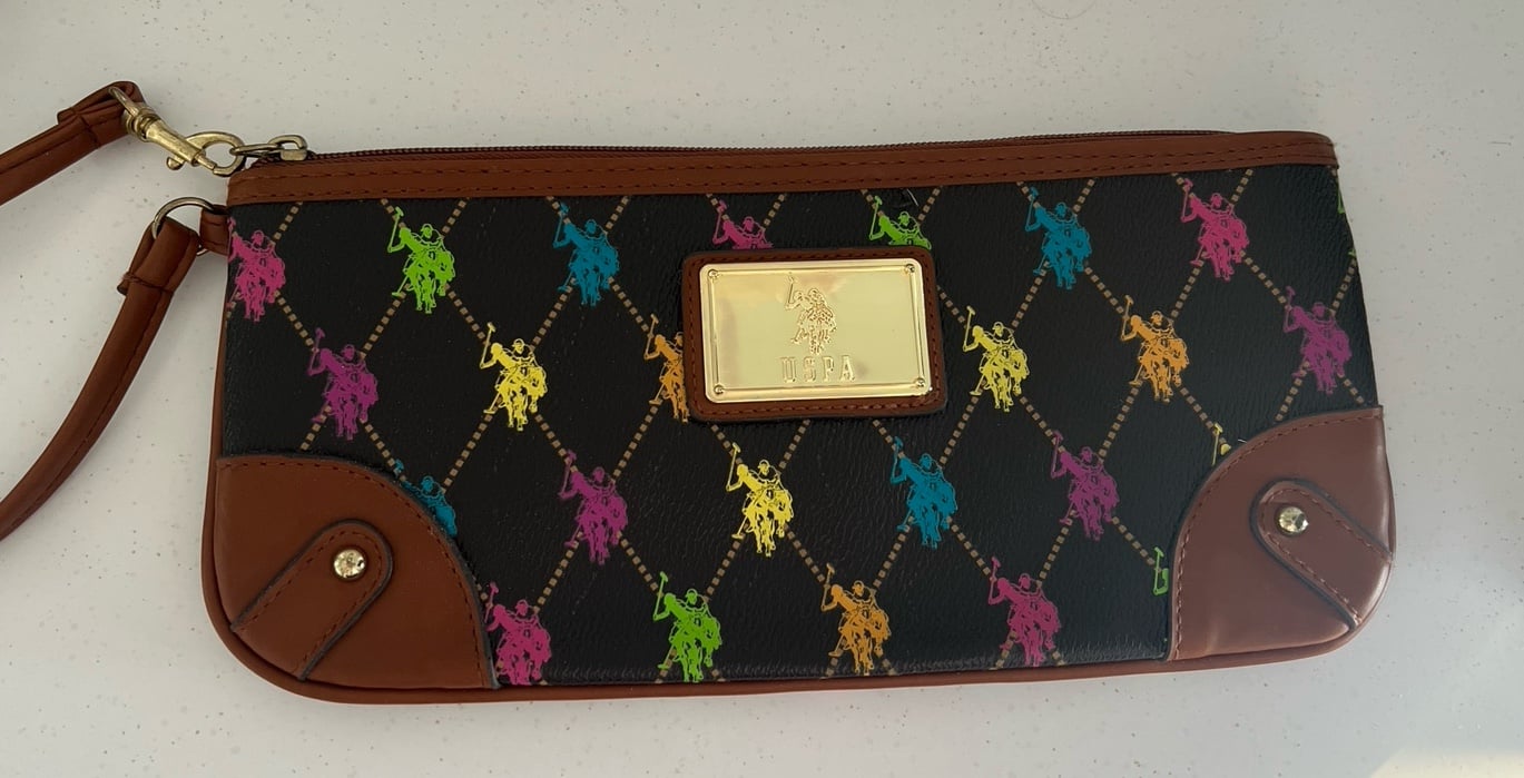 Polo clutch wallet