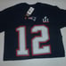 NFL Men's Shirt Small Tom Brady #12 S