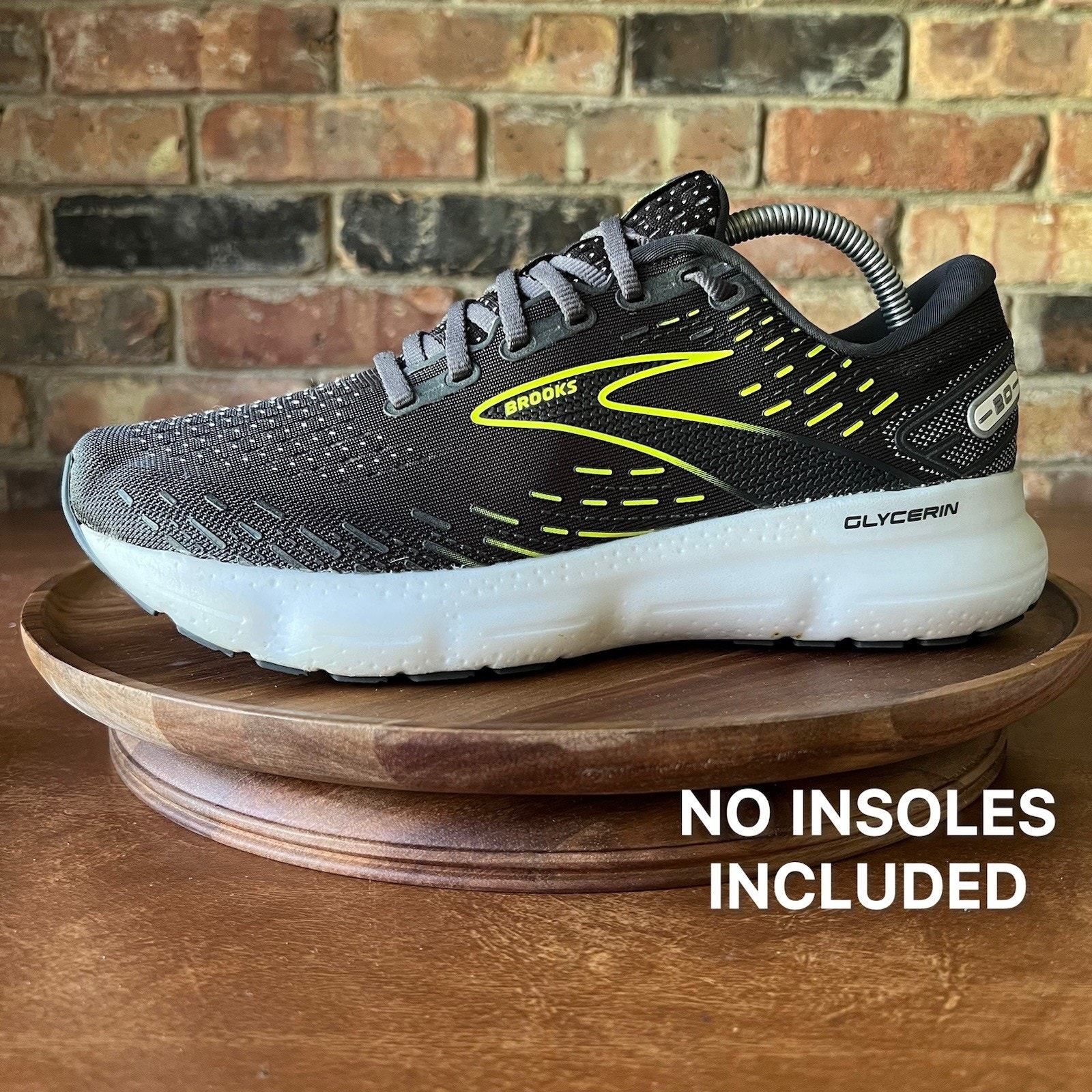 Brooks Glycerin 20 Running Sneakers Women's 10 D Gray Low Top Comfort Shoes