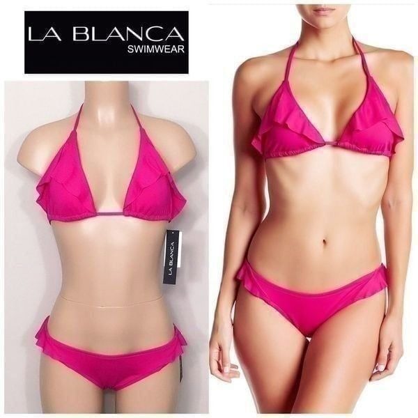 La Blanca Flirtatious bikini. 8-top/10-bottom. MSRP 149