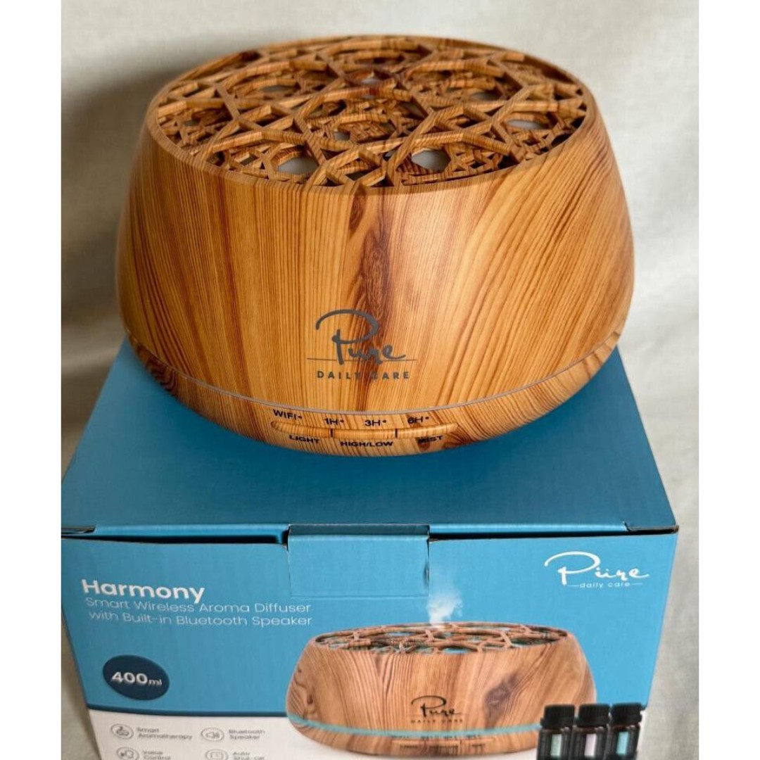 Pure Daily Care Harmony Aroma Diffuser Humidifer WiFi Speaker Essential Oils New