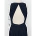 Bill Levkoff Beaded Sleeveless Floor Length Open Back Maxi Dress Gown Black 12