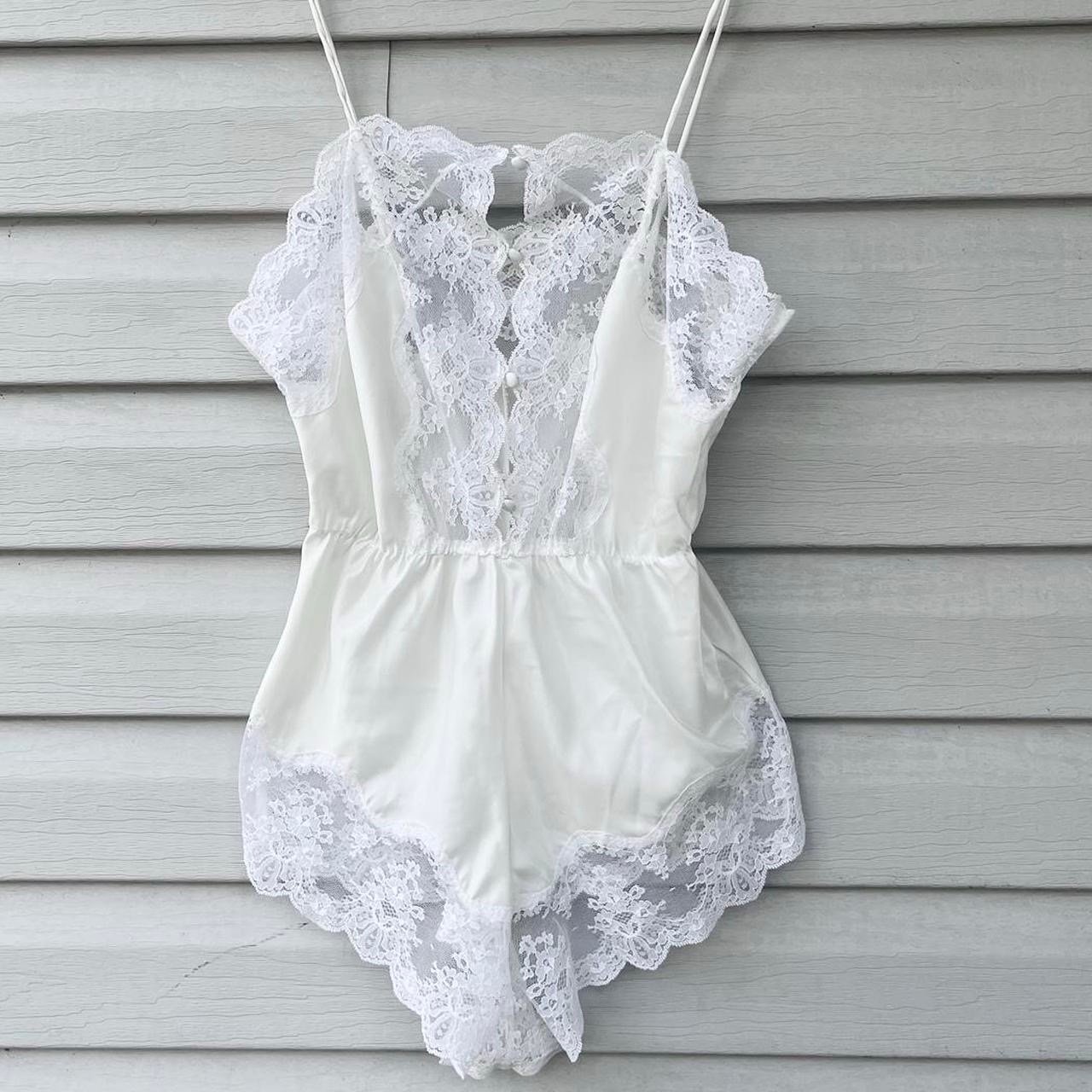 Vintage 1970’s Barbizon Teddy Romper Lingerie Sz Small