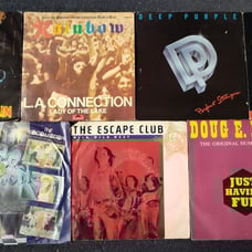 UK Vinyl 7 record Lot Rock n Pop