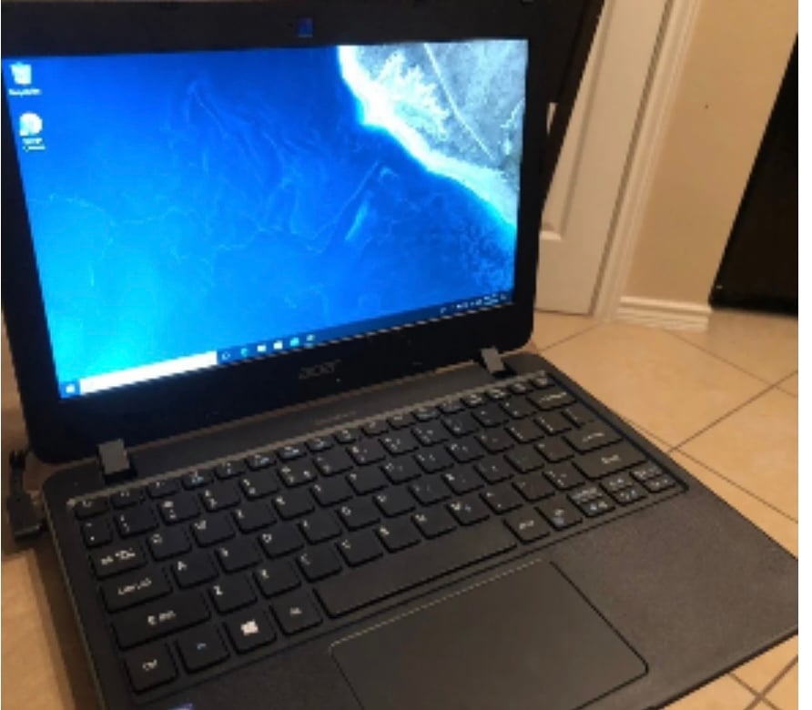 Acer TravelMate screen touch Laptop in Black