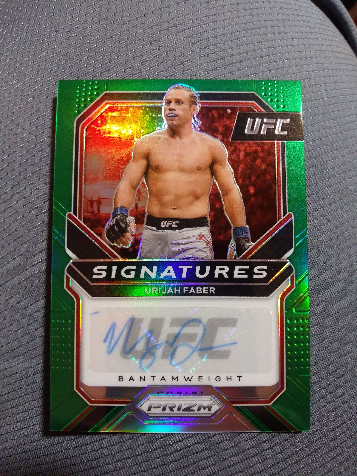 Prizm UFC Autograph Urijah Faber SSP