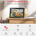 Frameo 10.1 Inch WiFi Digital Picture Frame, 1280x800 HD IPS Touch Screen Photo