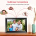 Frameo 10.1 Inch WiFi Digital Picture Frame, 1280x800 HD IPS Touch Screen Photo