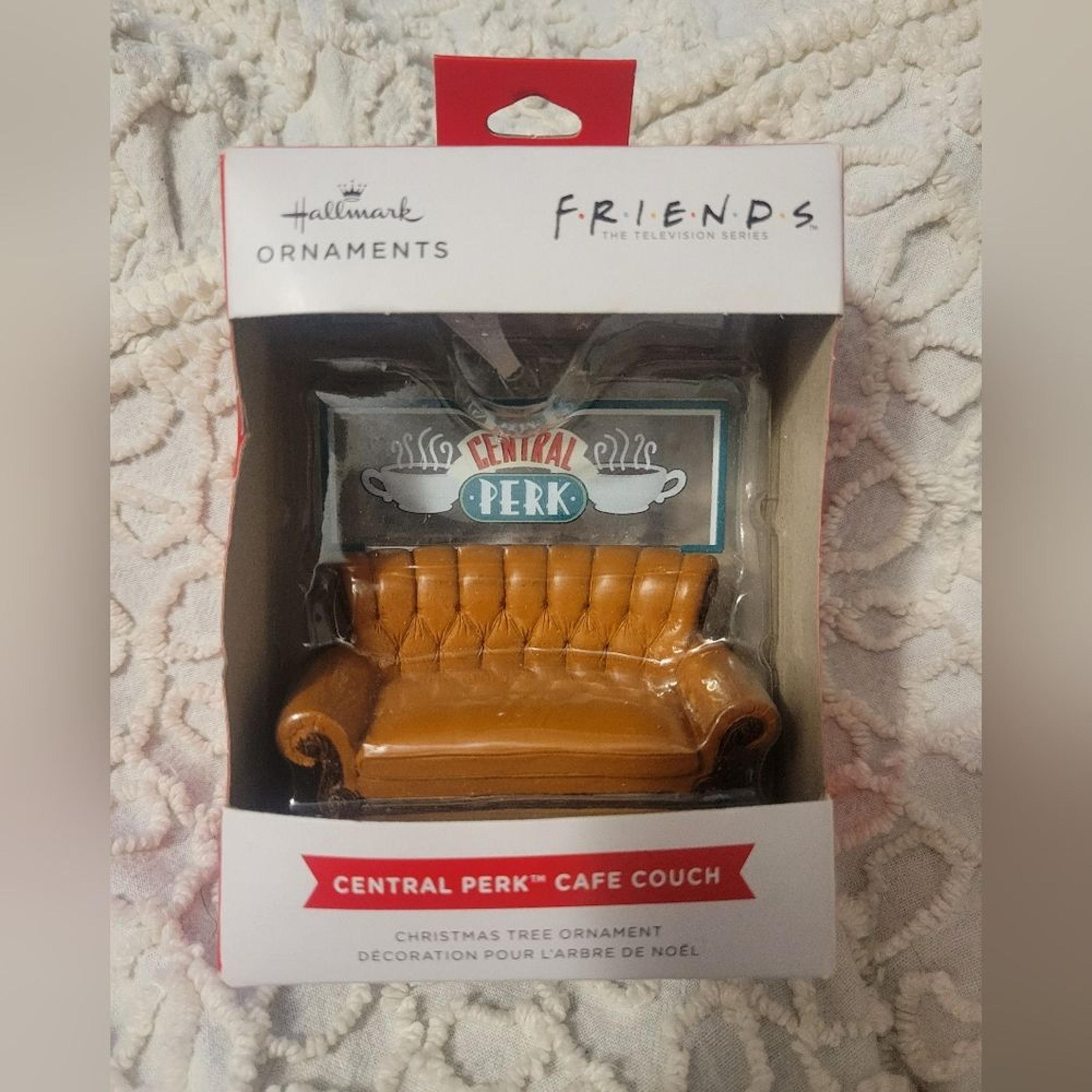 NIB Hallmark Christmas Ornament Friends TV Series Central Perk Cafe Couch
