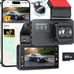 4K Dash Cam Front and Rear, Car Camera Driving Recorder with Night Vision-new