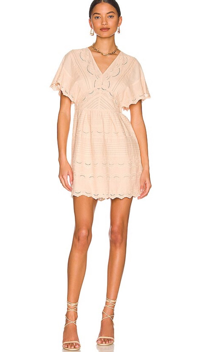 AMUSE SOCIETY Moonrise Dress in Almond Cream sz small in Almond Cream  Sz small