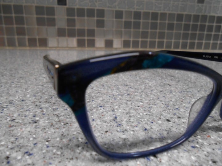 CHRISTIAN LACROIX GLASSES FRAMES W/CASE CL1073 54 / 15 / 140 MULTI BLUE