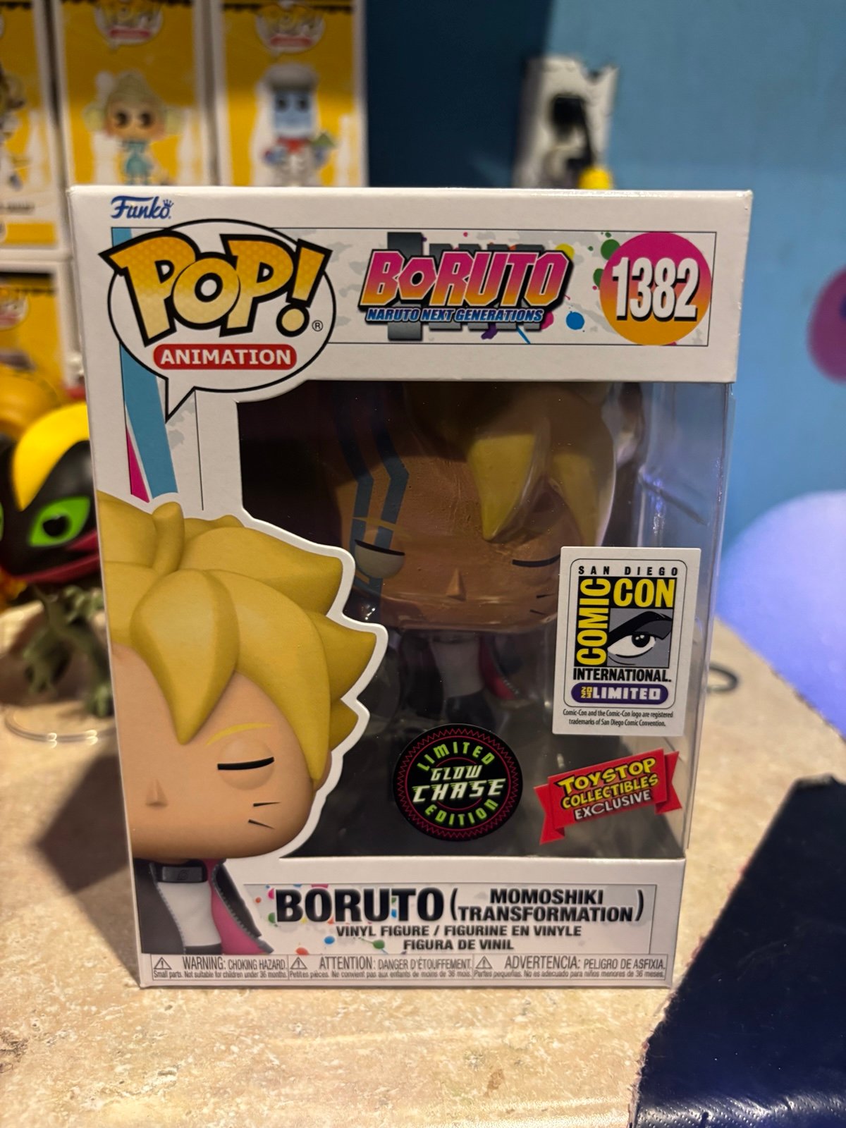 Boruto (Momoshiki Transformation) Chase Funko Pop 1382 (Toystop) (2023 SDCC)