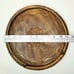 Handcarved Brown Unique Farmhouse Decorative Collapsible Wooden Fruit Basket