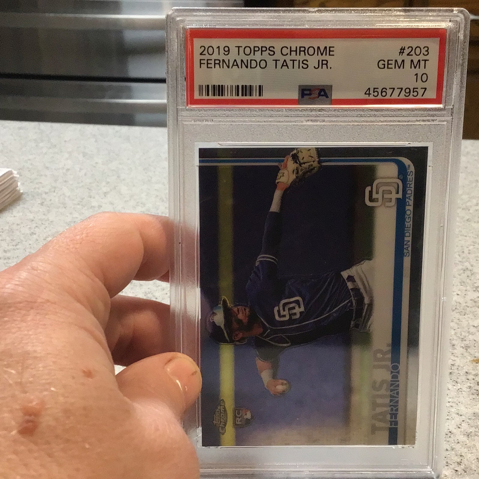 2019 topps chrome Fernando tatis jr psa 10 PERFECT