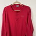 Carhartt | Women's Red Thermal Henley Long Sleeve Top XXL