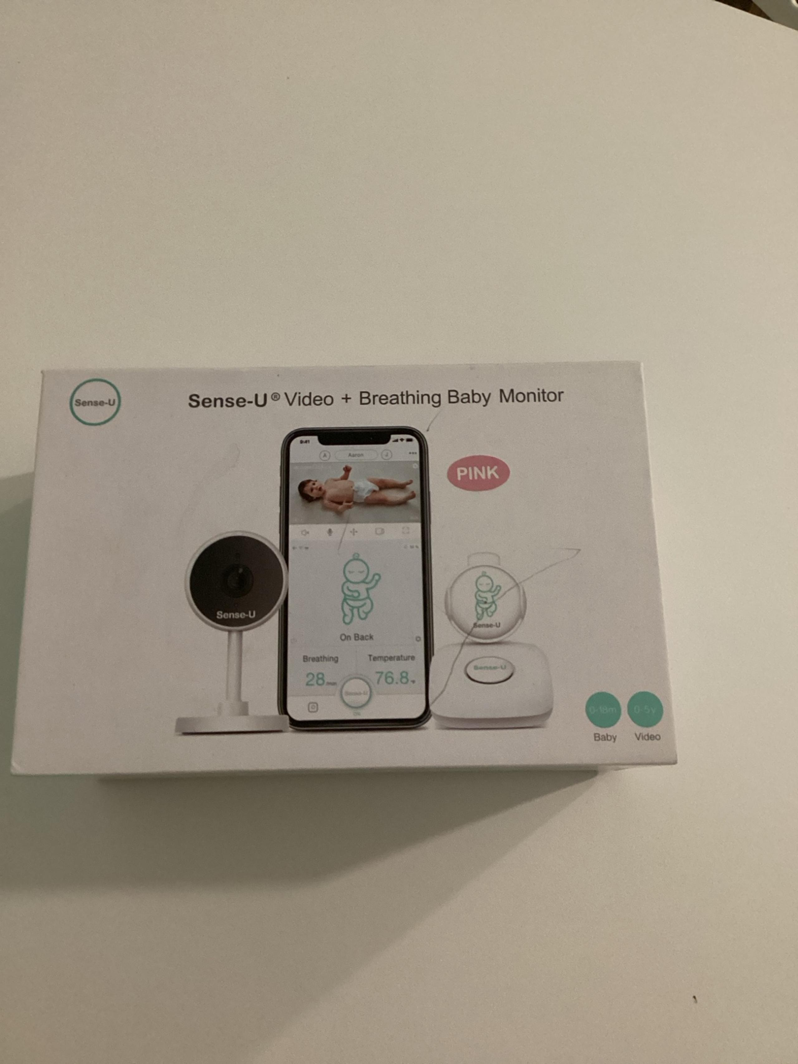 Video+breathing baby monitor