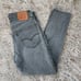 Levi's Levi Strauss & Co 721 Vintage High Rise Skinny Orange Tab Gray Size 25