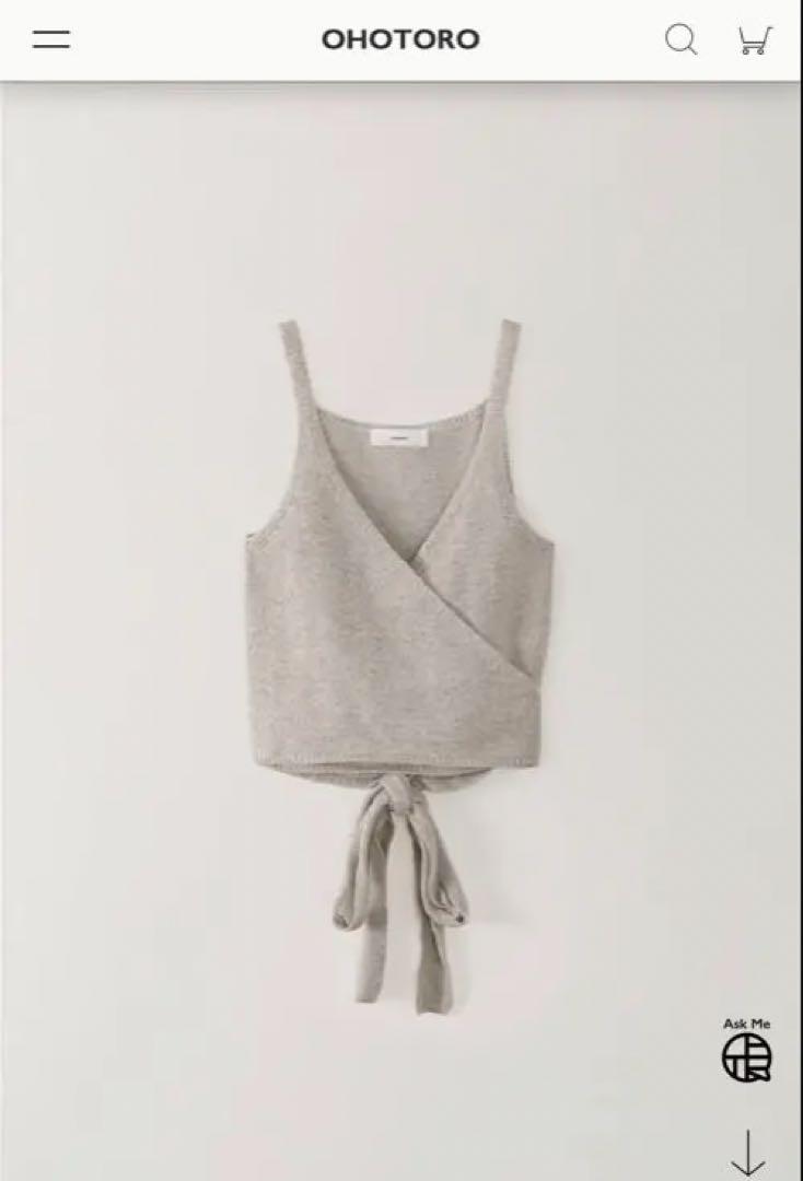 OHOTORO Wrapping Knit Bustier Other