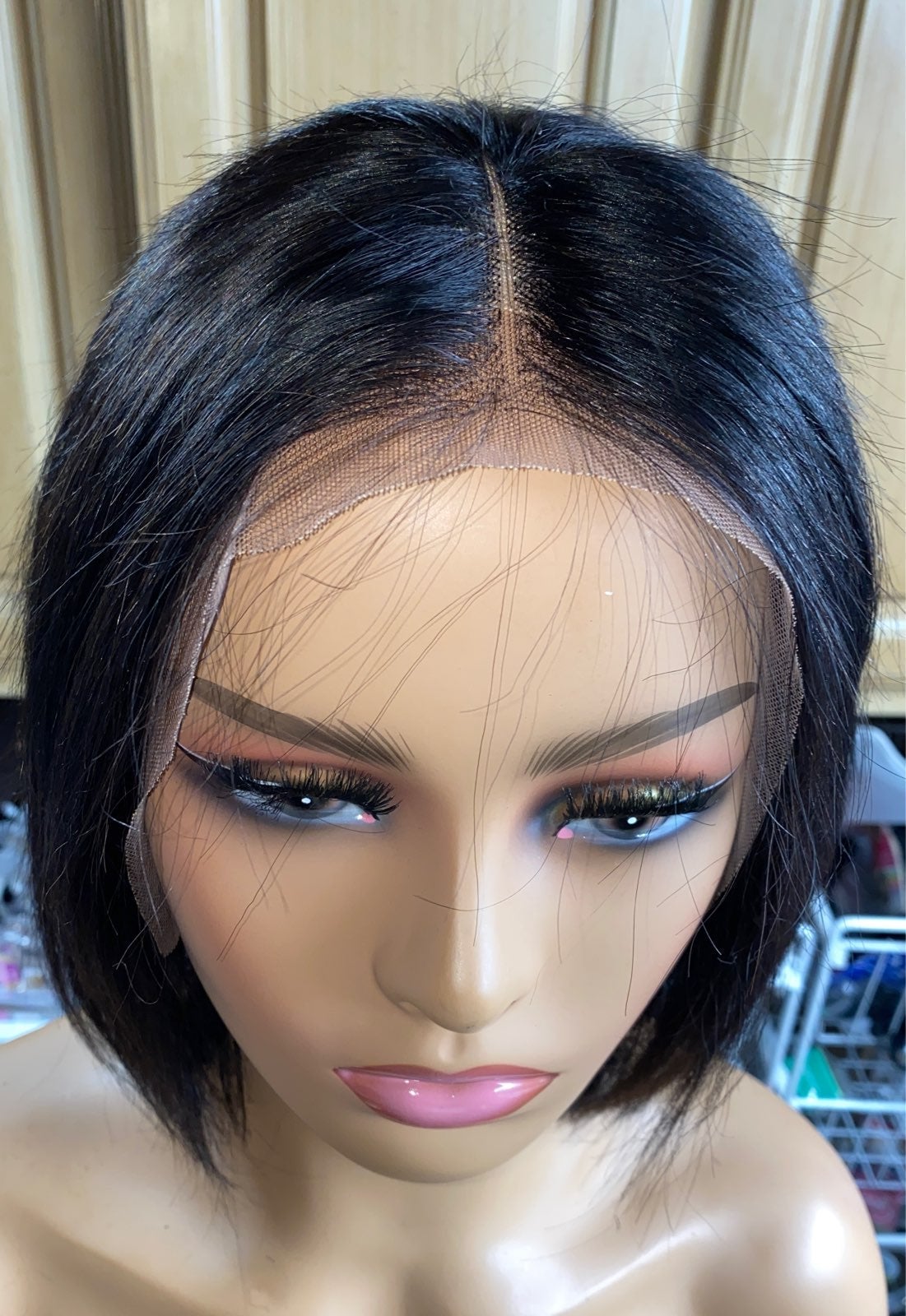 New 100% Human hair Lace front wig