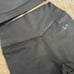 TLF Women’s Size Small Matching Set Metallic Black Sports Bra and 6” Shorts