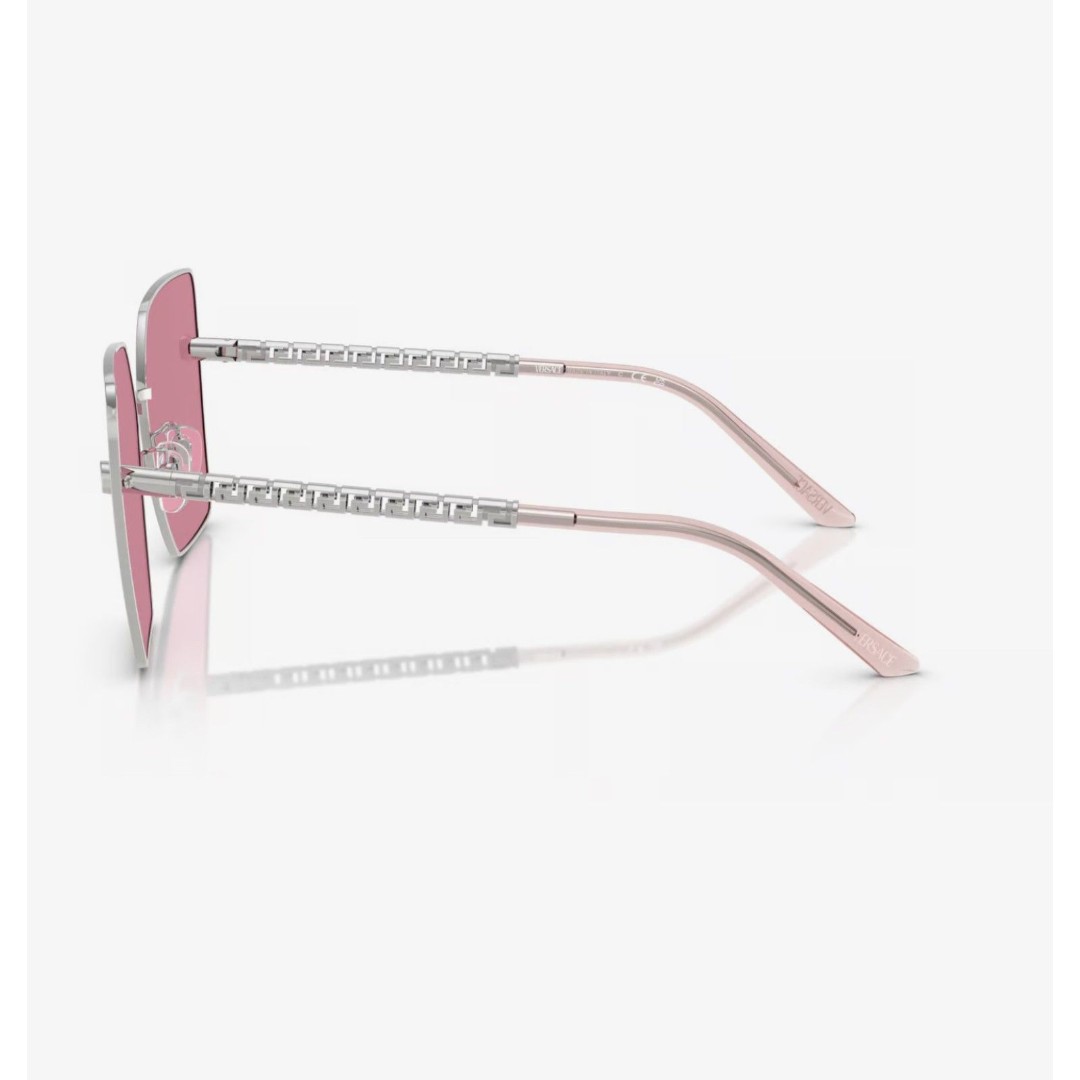 Versace VE2270-D Sunglasses Silver Pink Gradient Shield–Authentic w/Case & Box