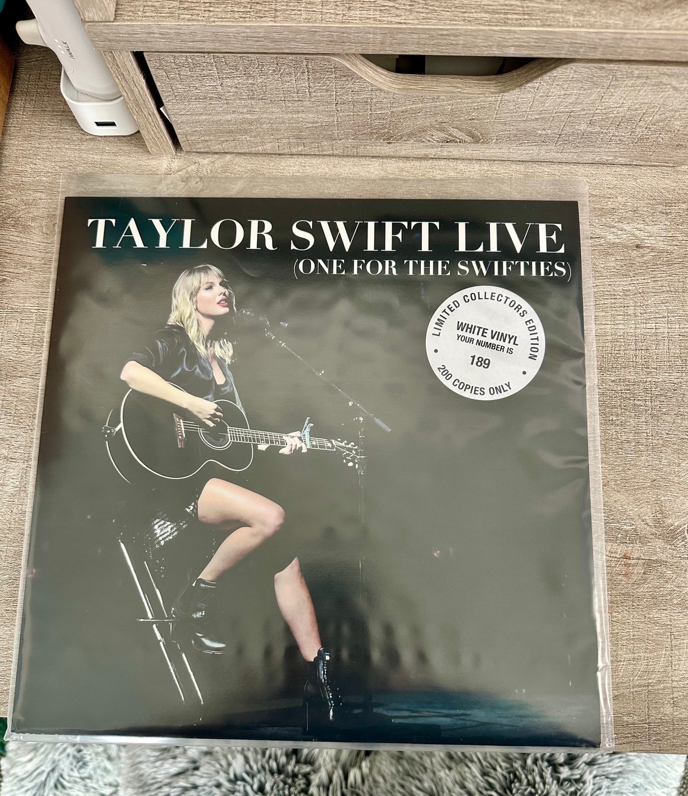 Taylor Swift “One For The Swifties” WHITE vinyl #189 out of 200