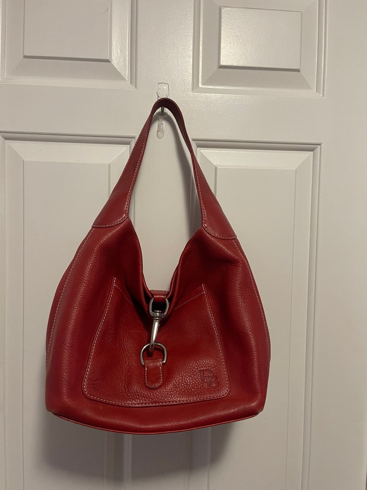 Dooney and Bourke Pebble Leather Hobo Bag
