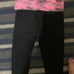 PINK yoga capris