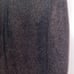 Poleci Grey Poncho w/ Rabbit Fur Trim, S