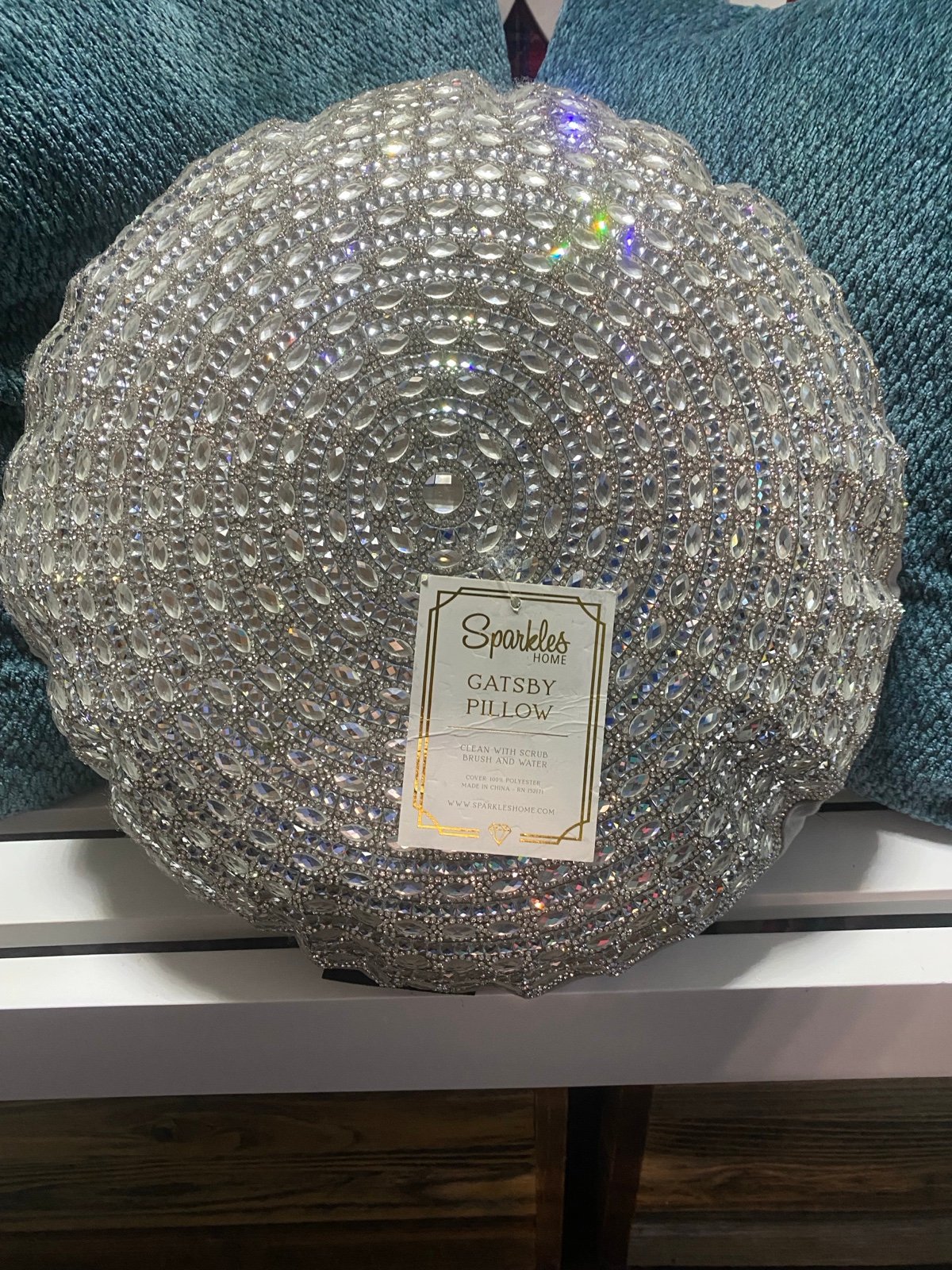Sparkles bling pillow