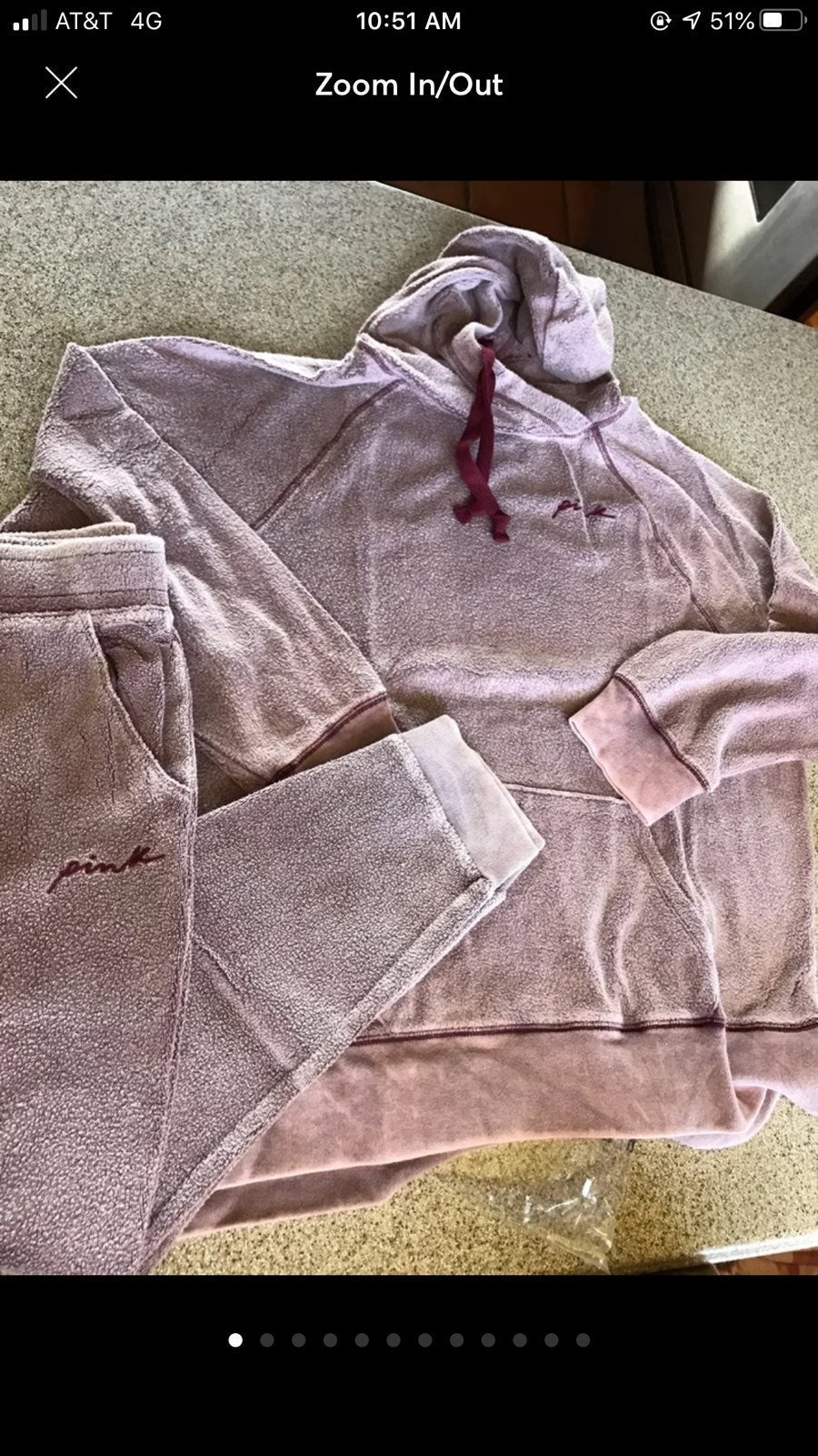 Vs pink vintage skinny jogger pullover
