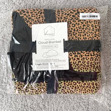 Little Sleepies Classic Leopard Oversized Cloud Blanket