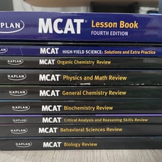 Kaplan MCAT review books