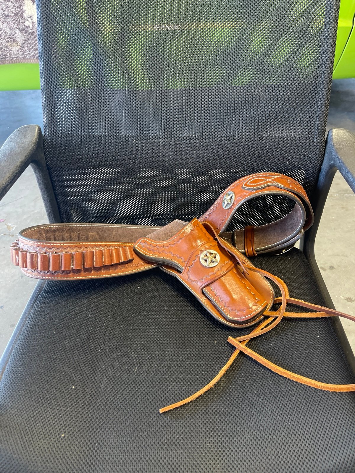 Leather holster. Ross leather.