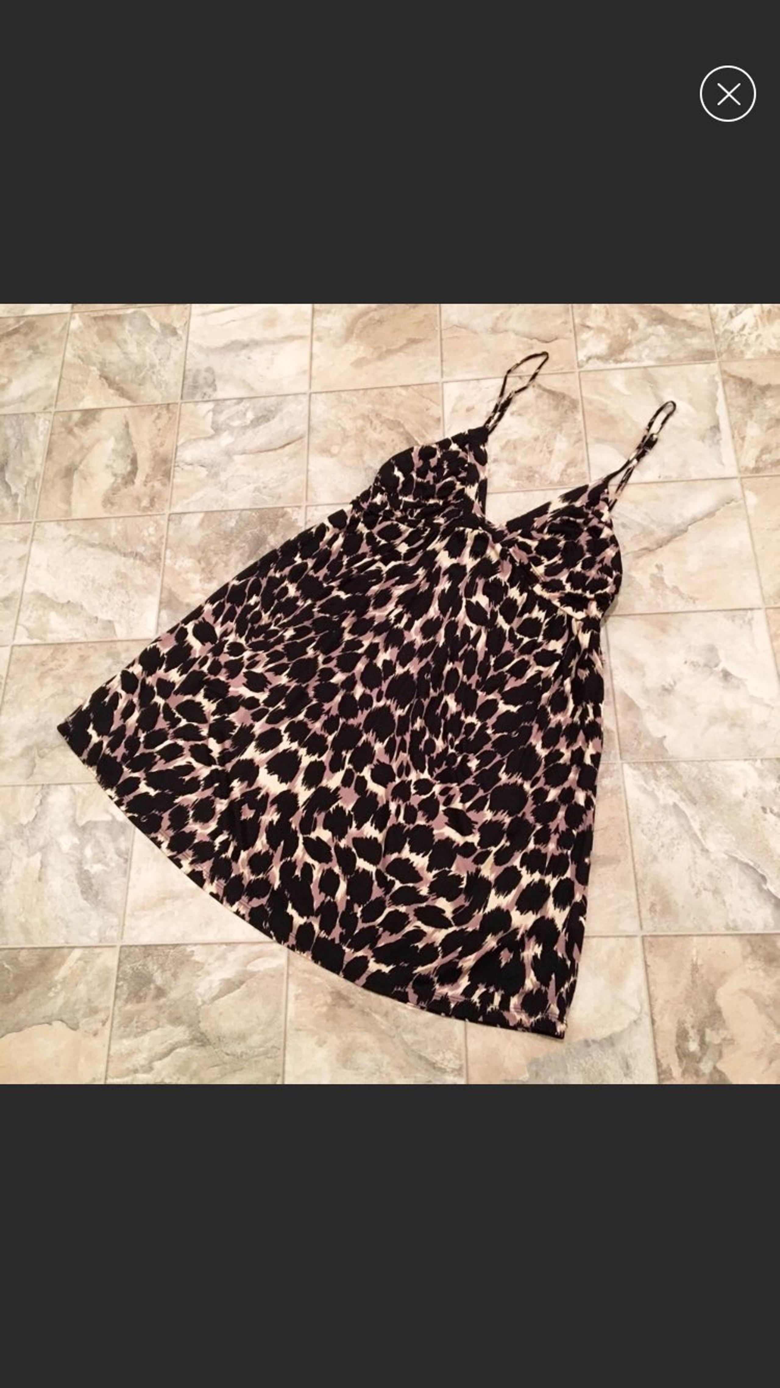 NWOT FOREVER 21 leopard tank top