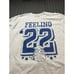 Taylor Swift Feeling 22 White Long Sleeve XL Concert Band Cat Eras Tour Unisex