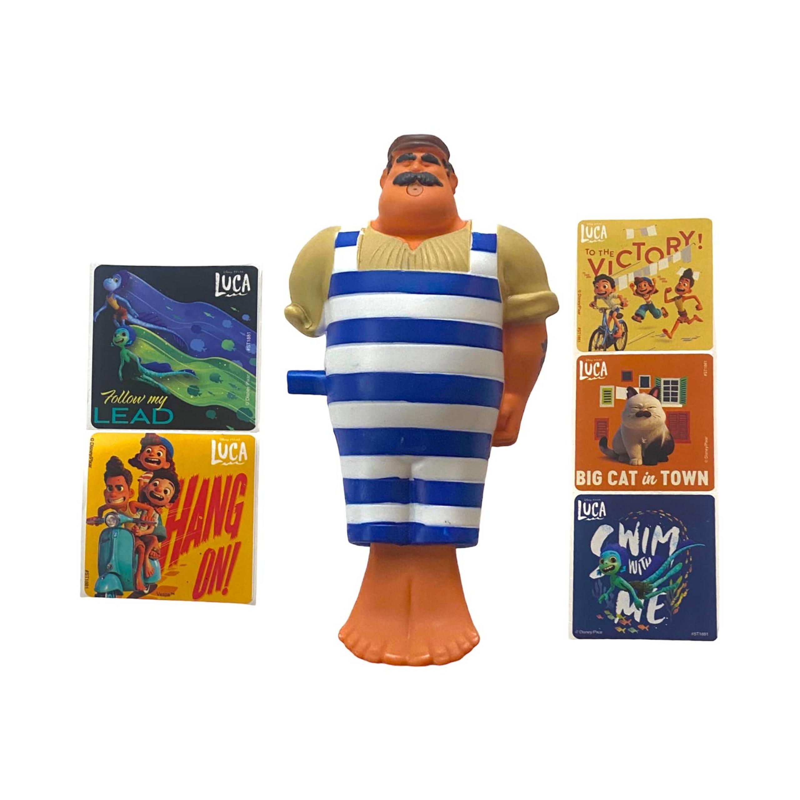 Luca Wind Up Toy & Sticker Stocking Stuffers Toy Gift Set