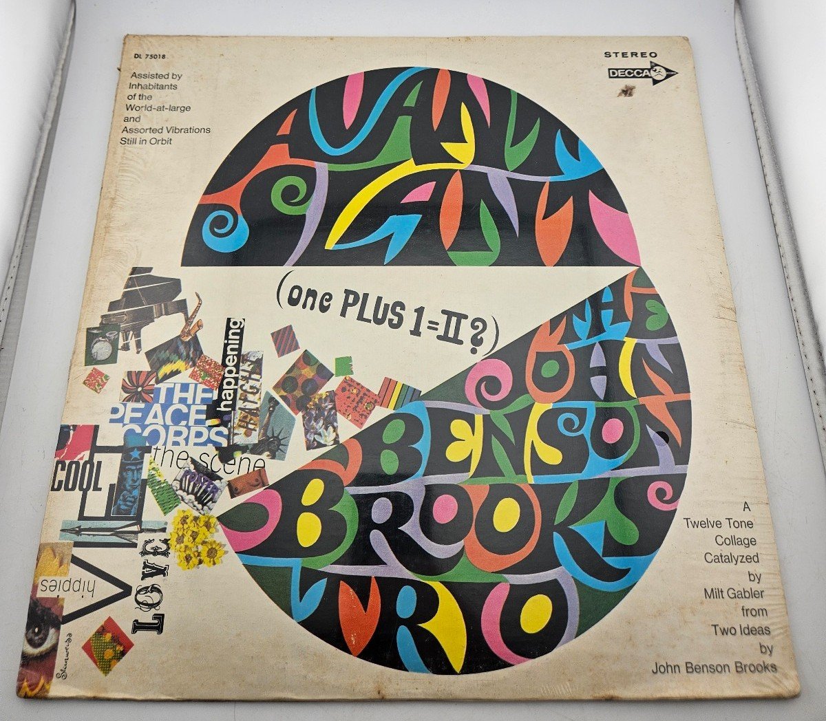 John Benson Brooks Trio Avant Slant One Plus 1 = II Vinyl 1968 DL 75018 Sealed