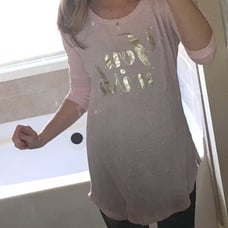 Victoria Secret You Wish Sleep Shirt Pajama Pink XS