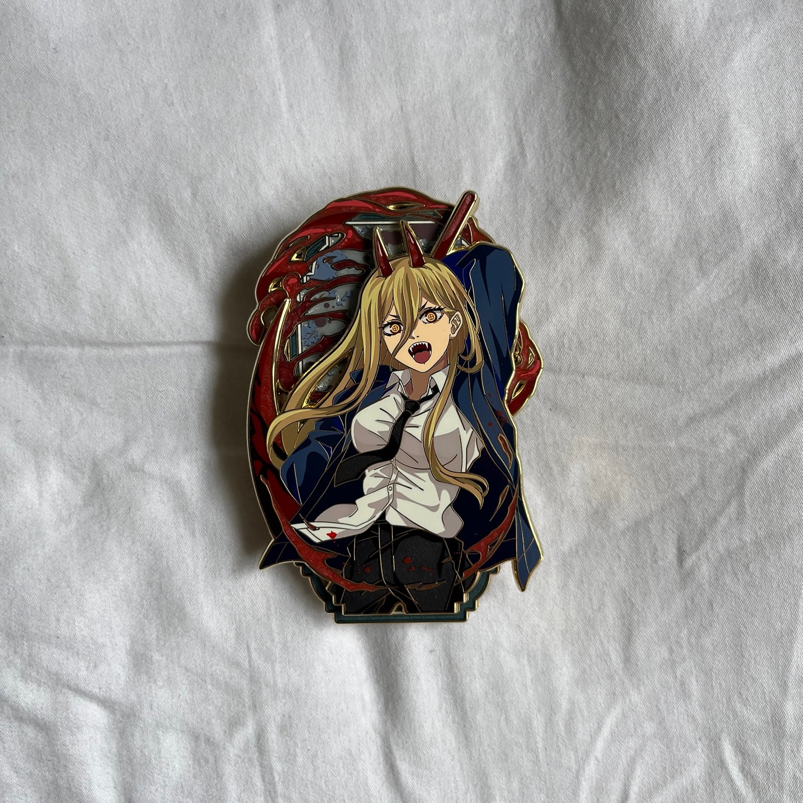 Power Enamel Pin Chainsaw Man CSM