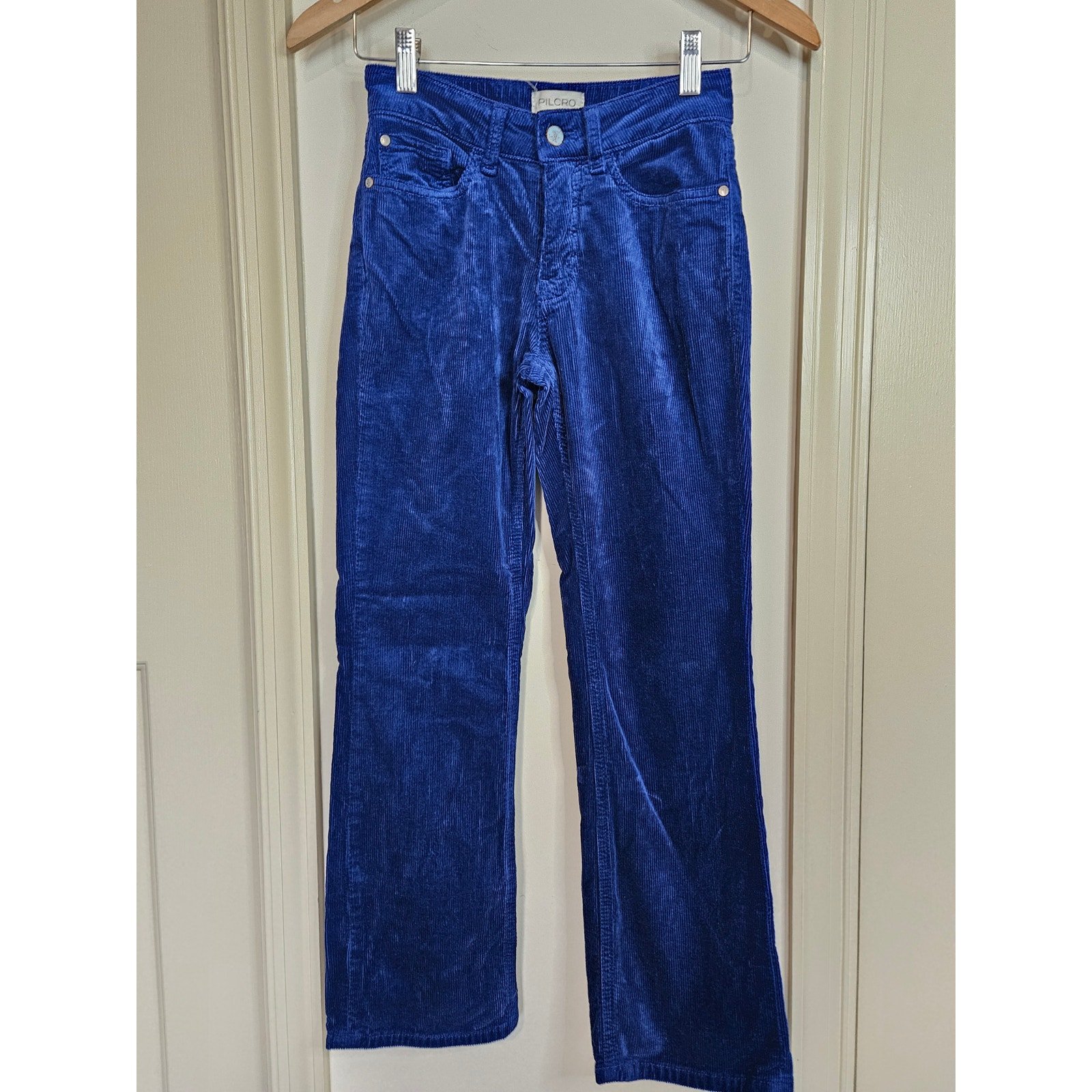 Pilcro by Anthropologie Corduroy Mid-Rise Crop Jeans Size 25