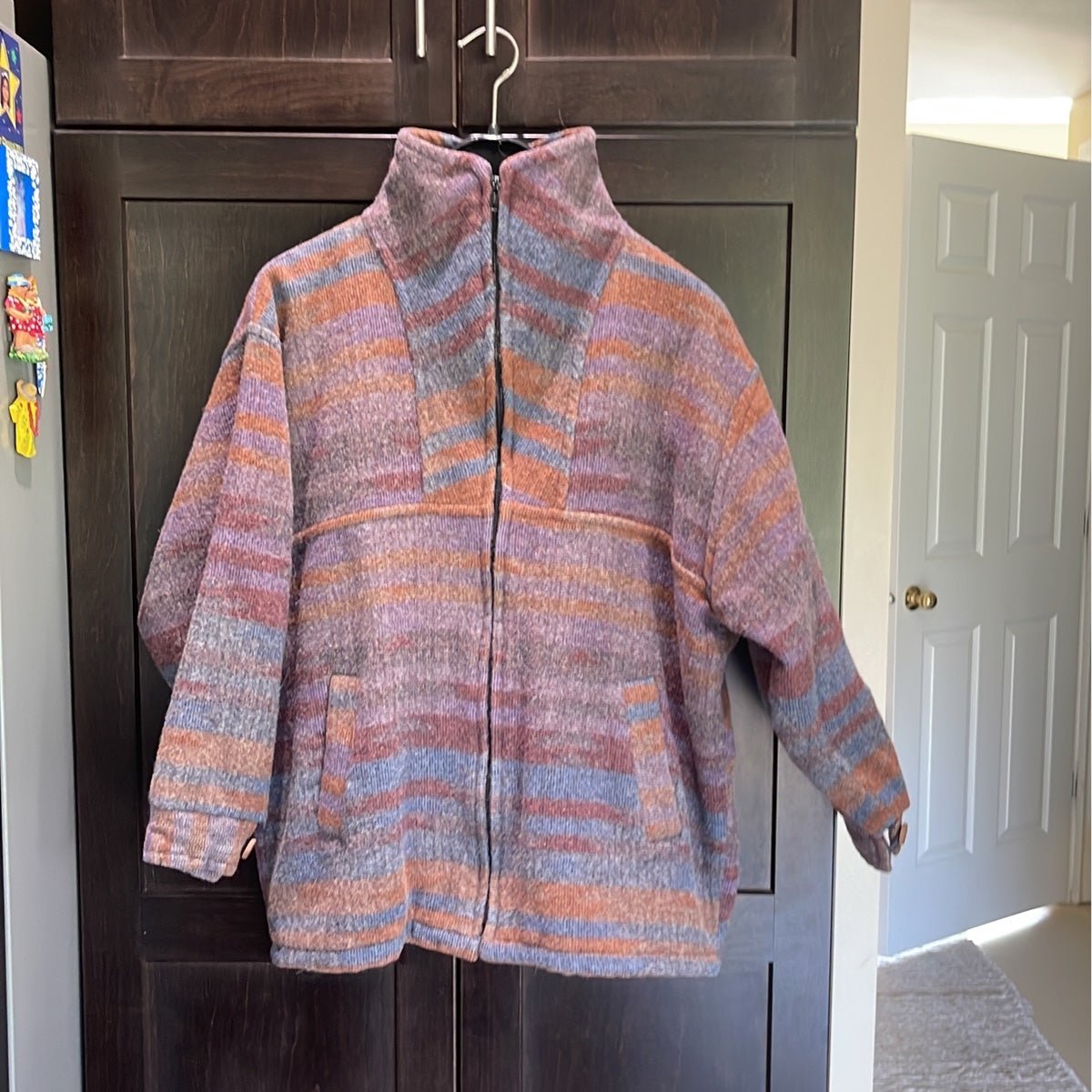 Unisex Peruvian Alpaca Coat Size Small
