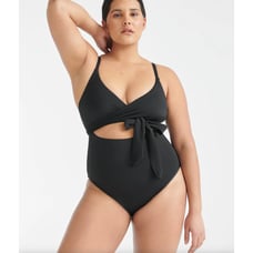 NWT Knix Leakproof Wrap One Piece in Black Size XXXL+
