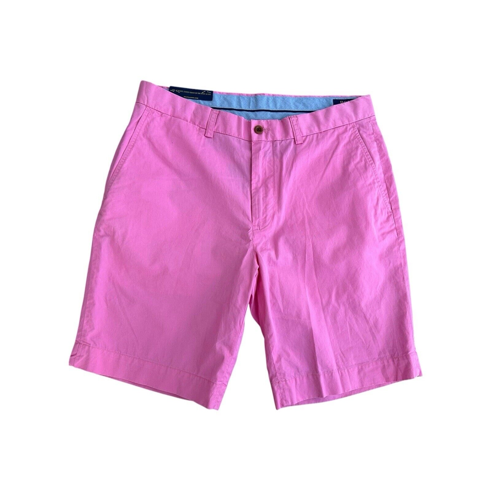 Polo Ralph Lauren Shorts Mens 33 Classic Fit Pink Cotton Preppy Golf Beach