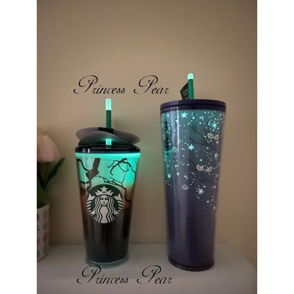 Starbucks 2022 Halloween glow in the dark set
