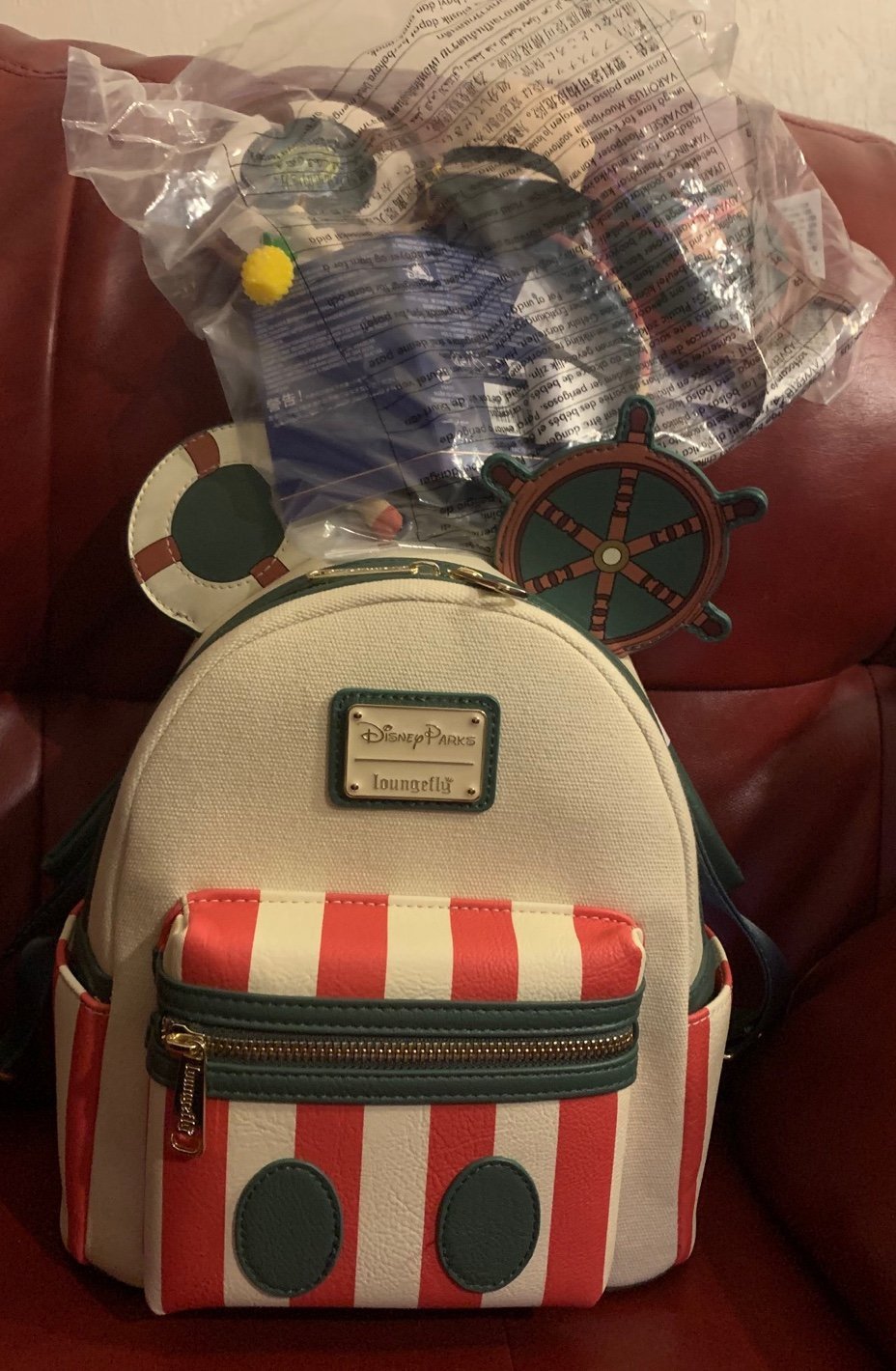 Disney Mickey Mouse Main Attraction Jungle Cruise Loungefly Backpack and Ears